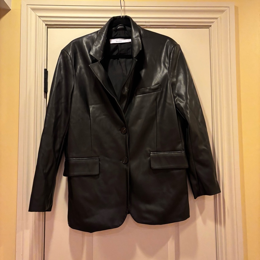Bershka Leather Blazer
